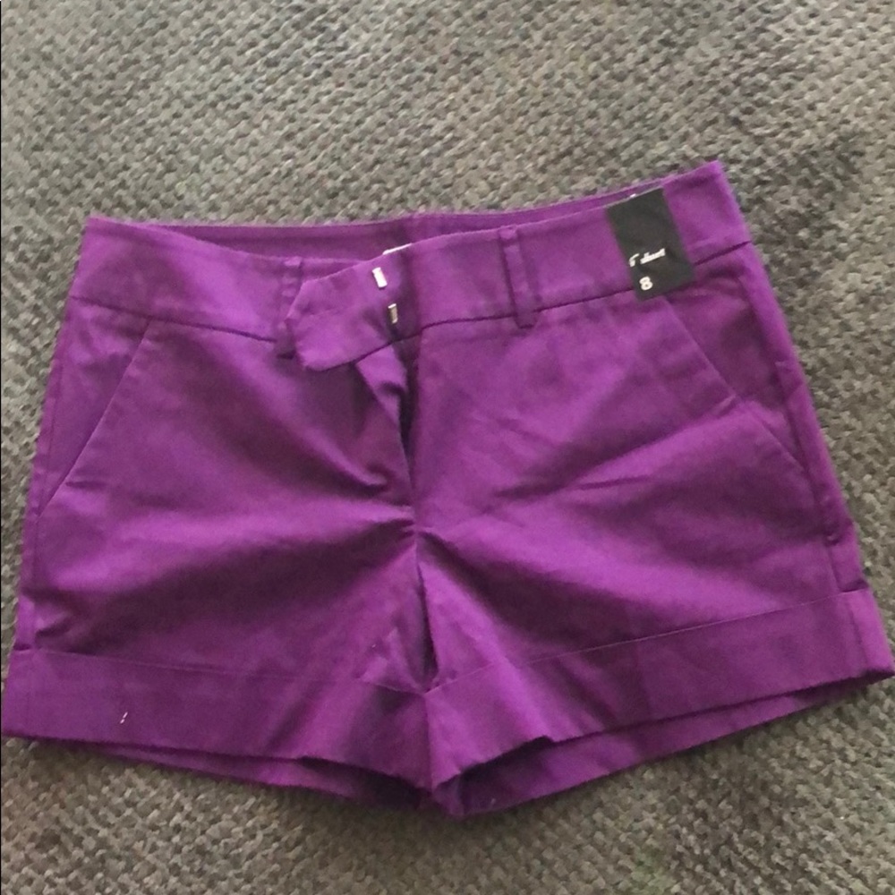 Purple shorts